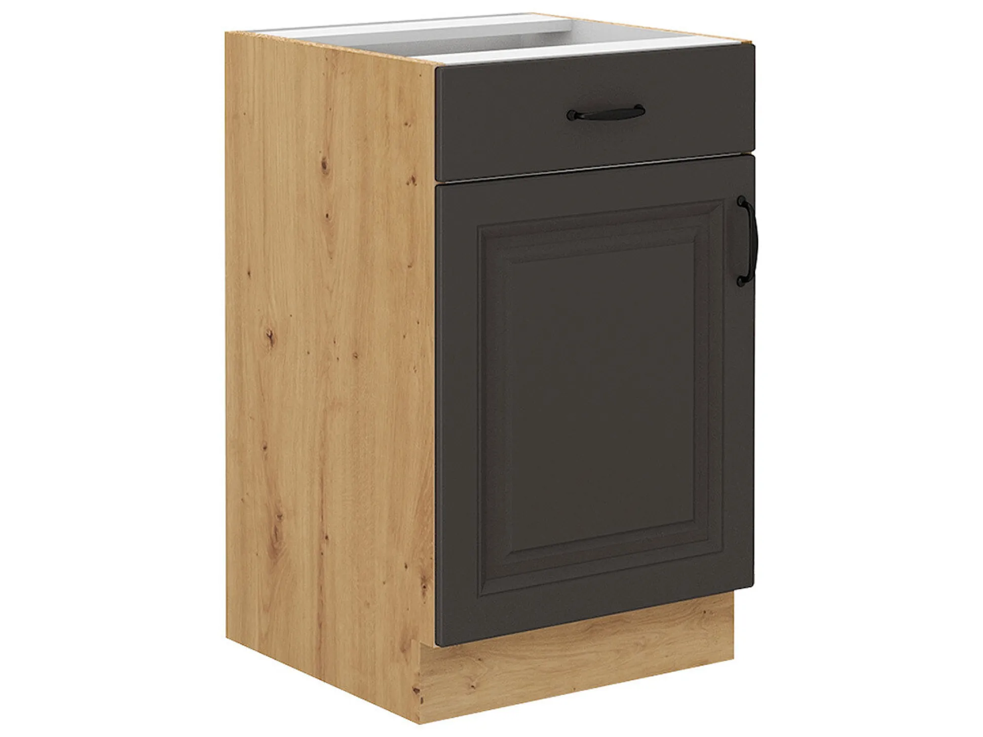 Modulskab med skuffe og låger Retro Grey 105