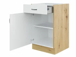 Modulskab med skuffe og låger Retro Grey 105