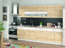 Modulskab med skuffe og låger Mode Beech 113