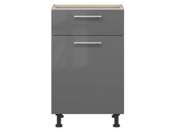 Modulskab med skuffe og låger Tiffa Grey 140