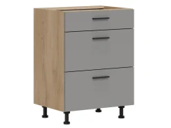 Modulskab med skuffer Ati Grey 107