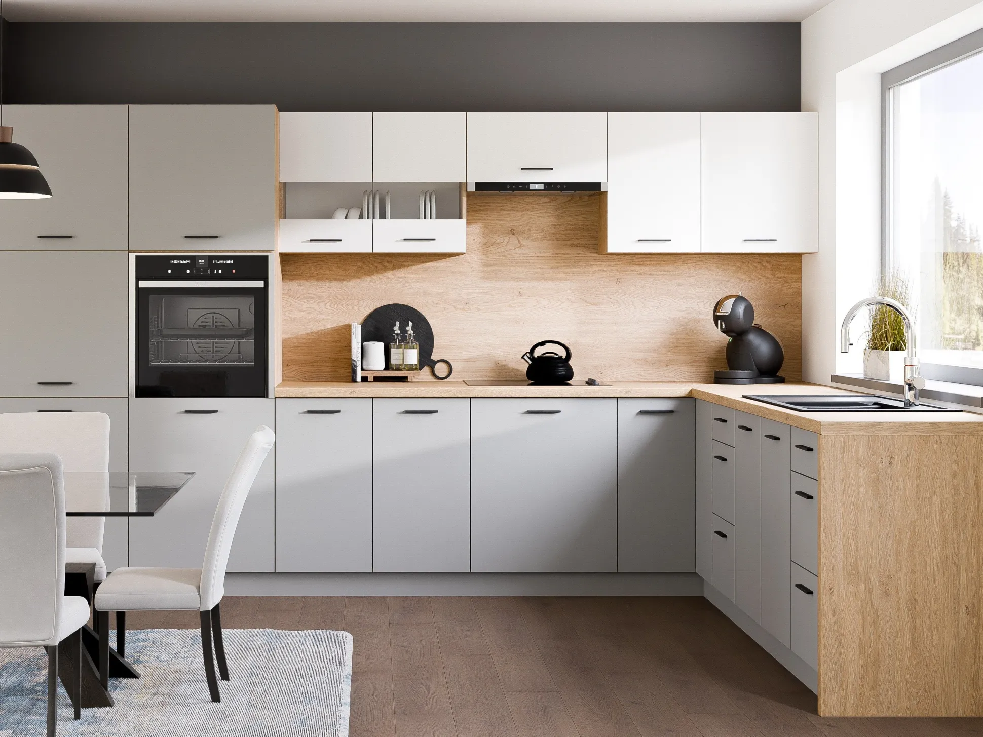 Modulskab med skuffer Ati Grey 107