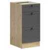 Modulskab med skuffer Classic Grey Oak 107