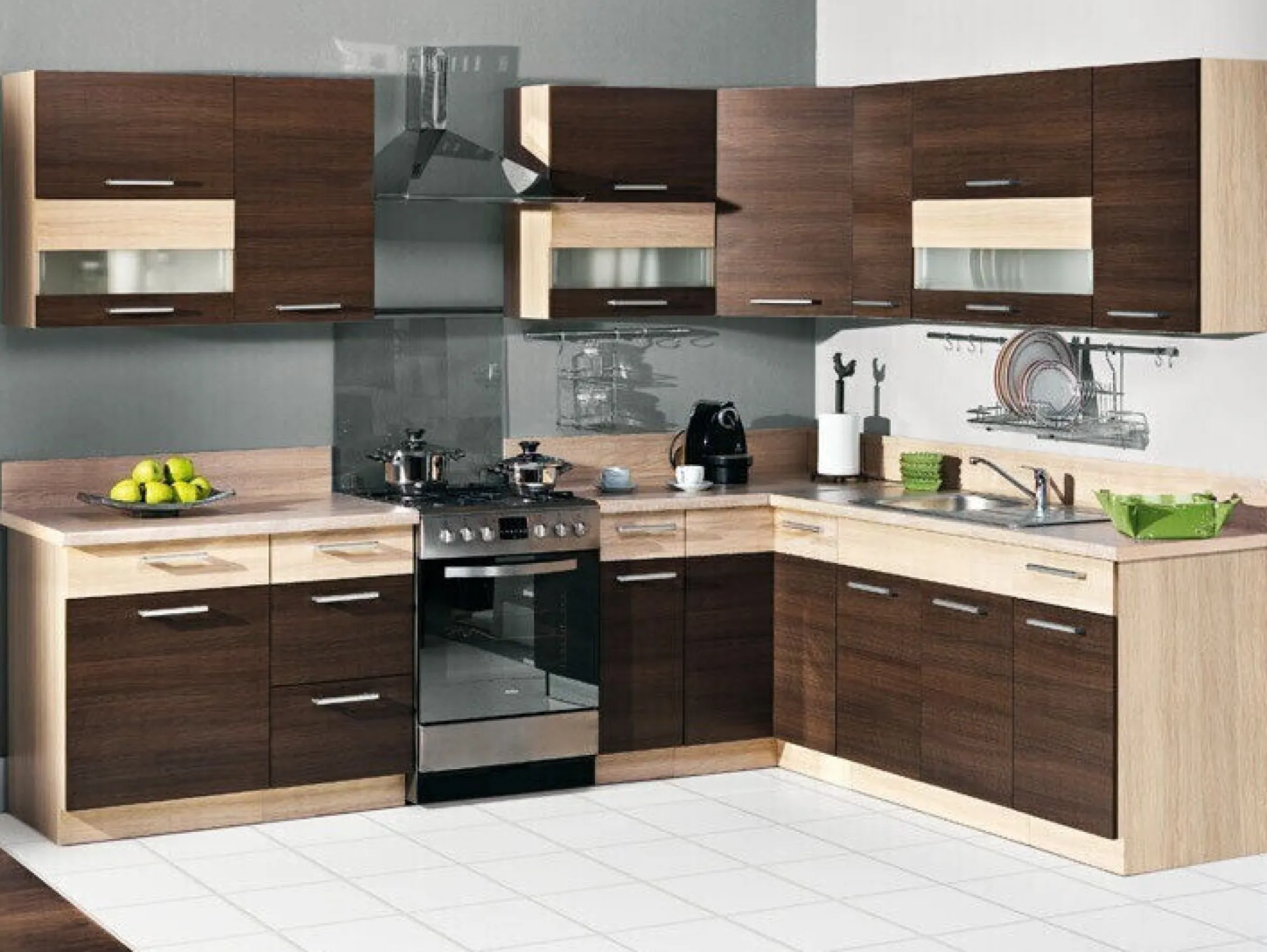 Modulskab med skuffer Mode Dark 111