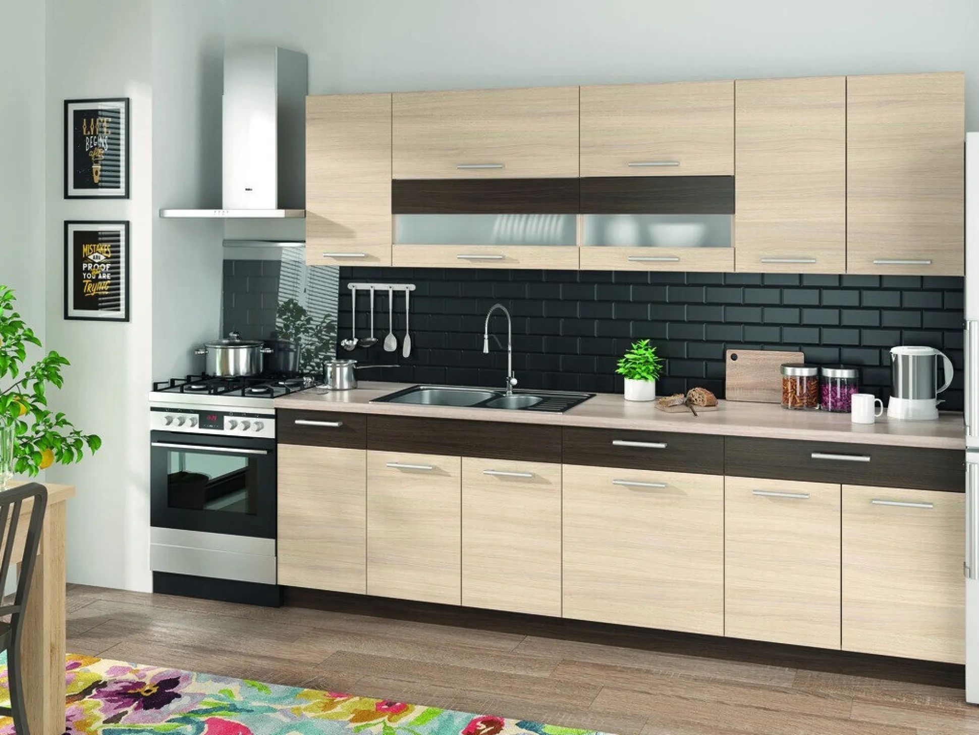 Modulskab med skuffer Mode Light 124