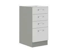 Modulskab med skuffer Multi White 122