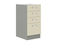 Modulskab med skuffer Multi Cream 122