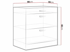 Modulskab med skuffer Multi White 102