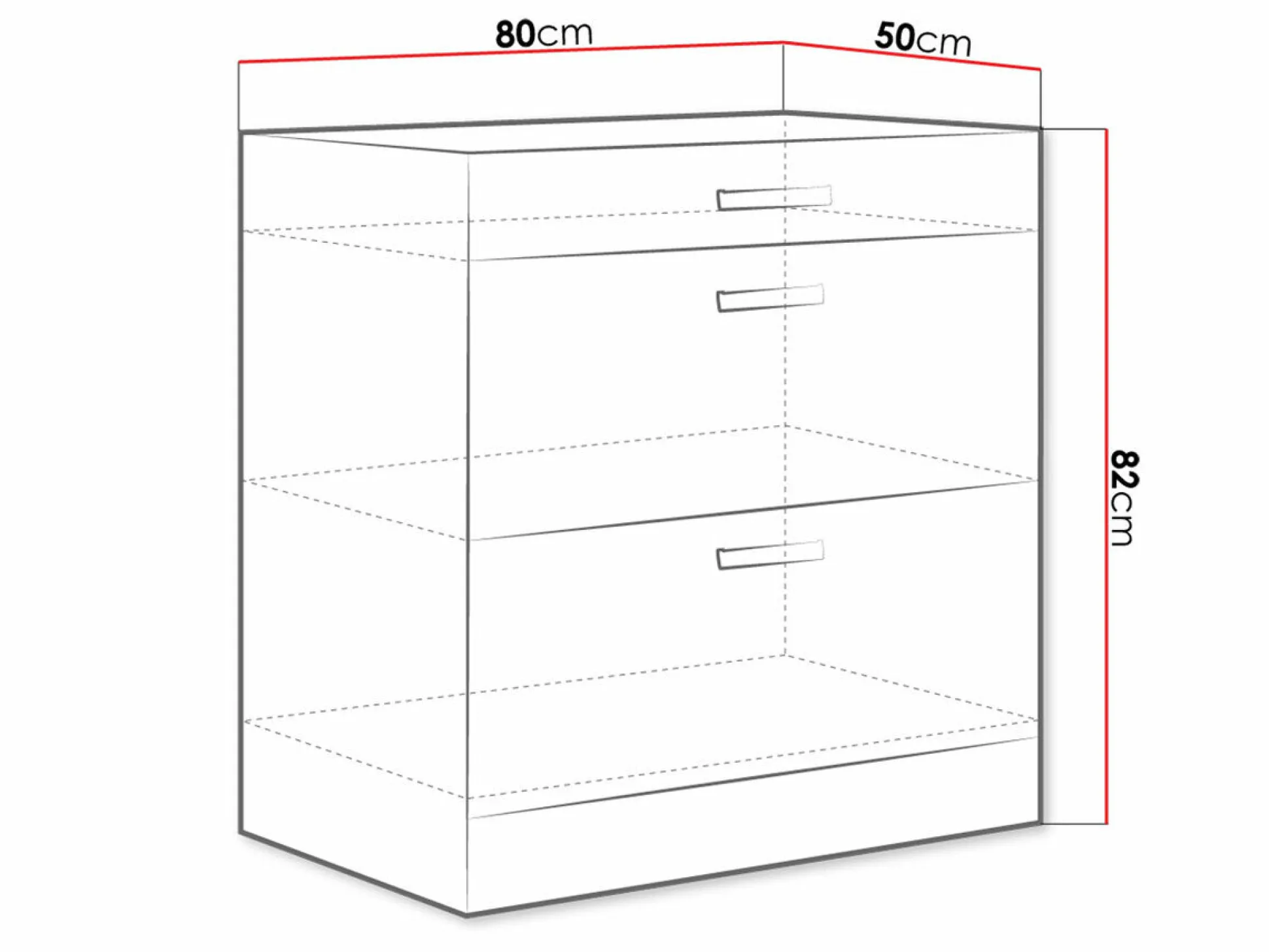 Modulskab med skuffer Multi White 102