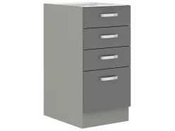 Modulskab med skuffer Multi Grey 122