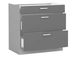 Modulskab med skuffer Multi Grey 102