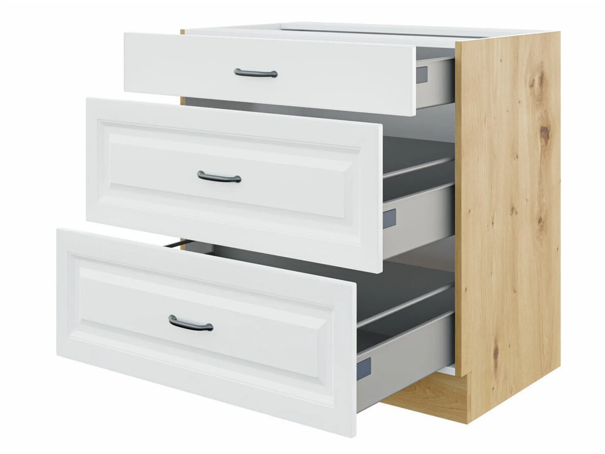 Modulskab med skuffer Retro Grey 120