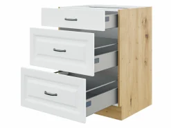 Modulskab med skuffer Retro White 108