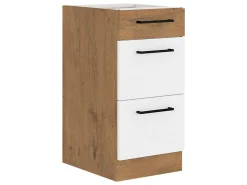 Modulskab med skuffer Wood White 139