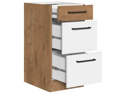 Modulskab med skuffer Wood Grey 132