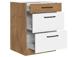 Modulskab med skuffer Wood Grey 115