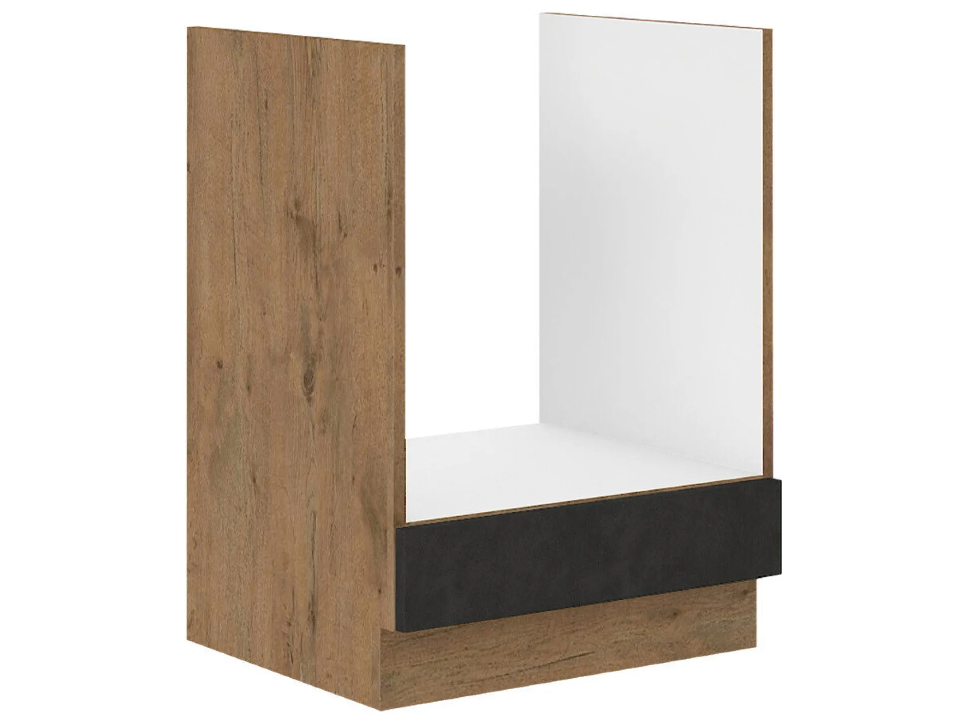 Modulskab til indbyggede apparater Wood Grey 125