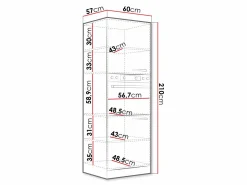 Modulskab til indbyggede apparater Multi Cream 100