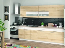 Modulskab til indbyggede apparater Mode Beech 114