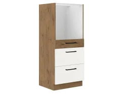 Modulskab til indbyggede apparater Wood White 102