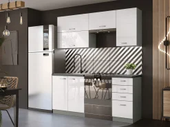 Modulskab til indbyggede apparater Multi White 101