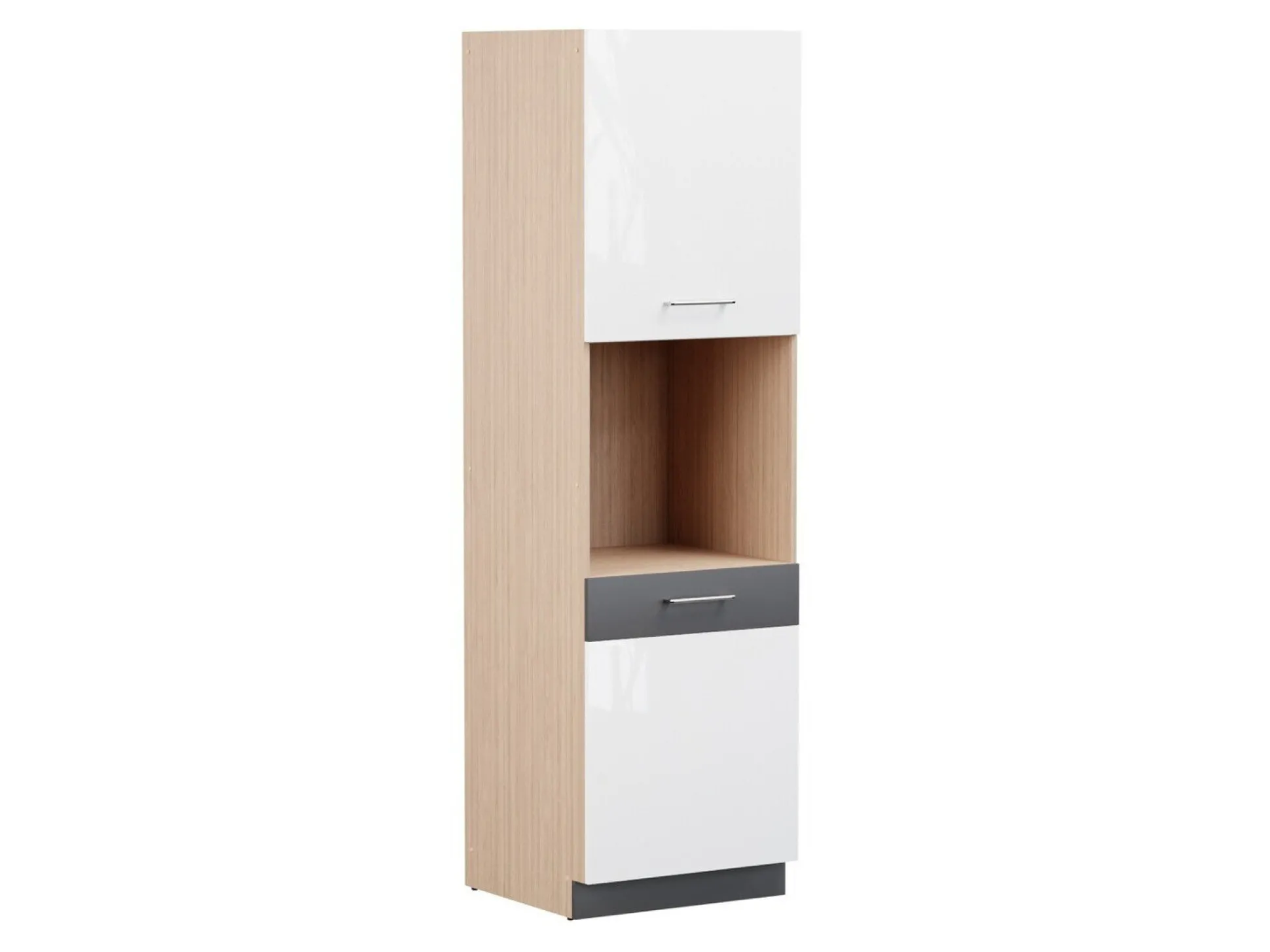 Modulskab til indbyggede apparater Mode White 125