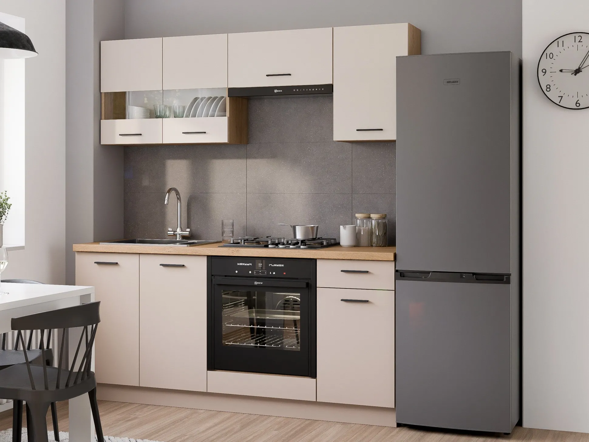 Modulskab til indbyggede apparater Ati Cashmere 120