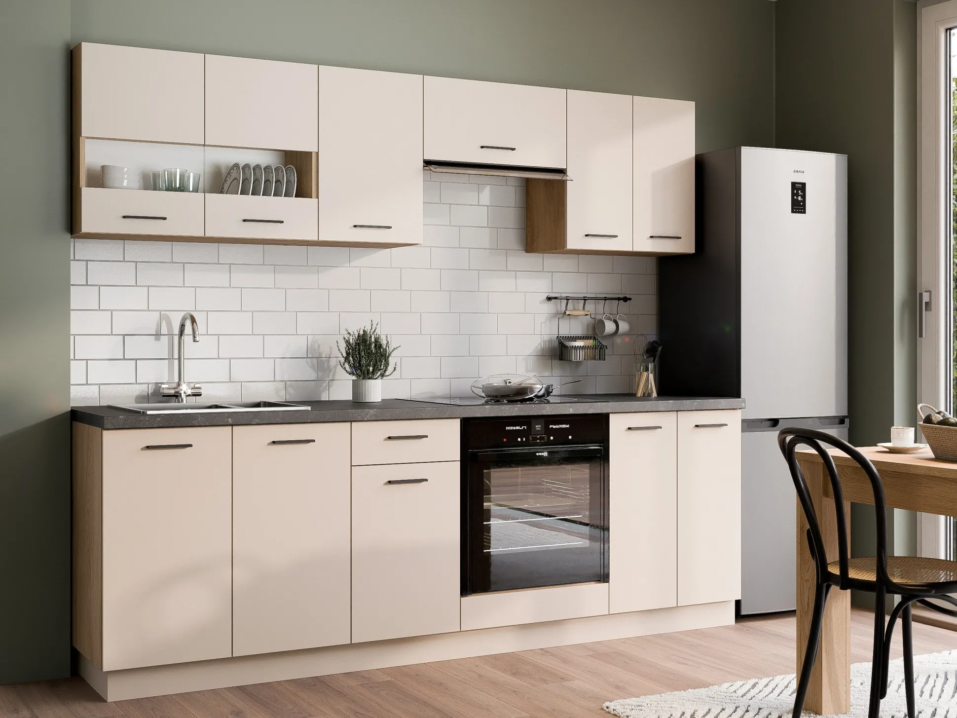 Modulvægskab Ati Cashmere 102