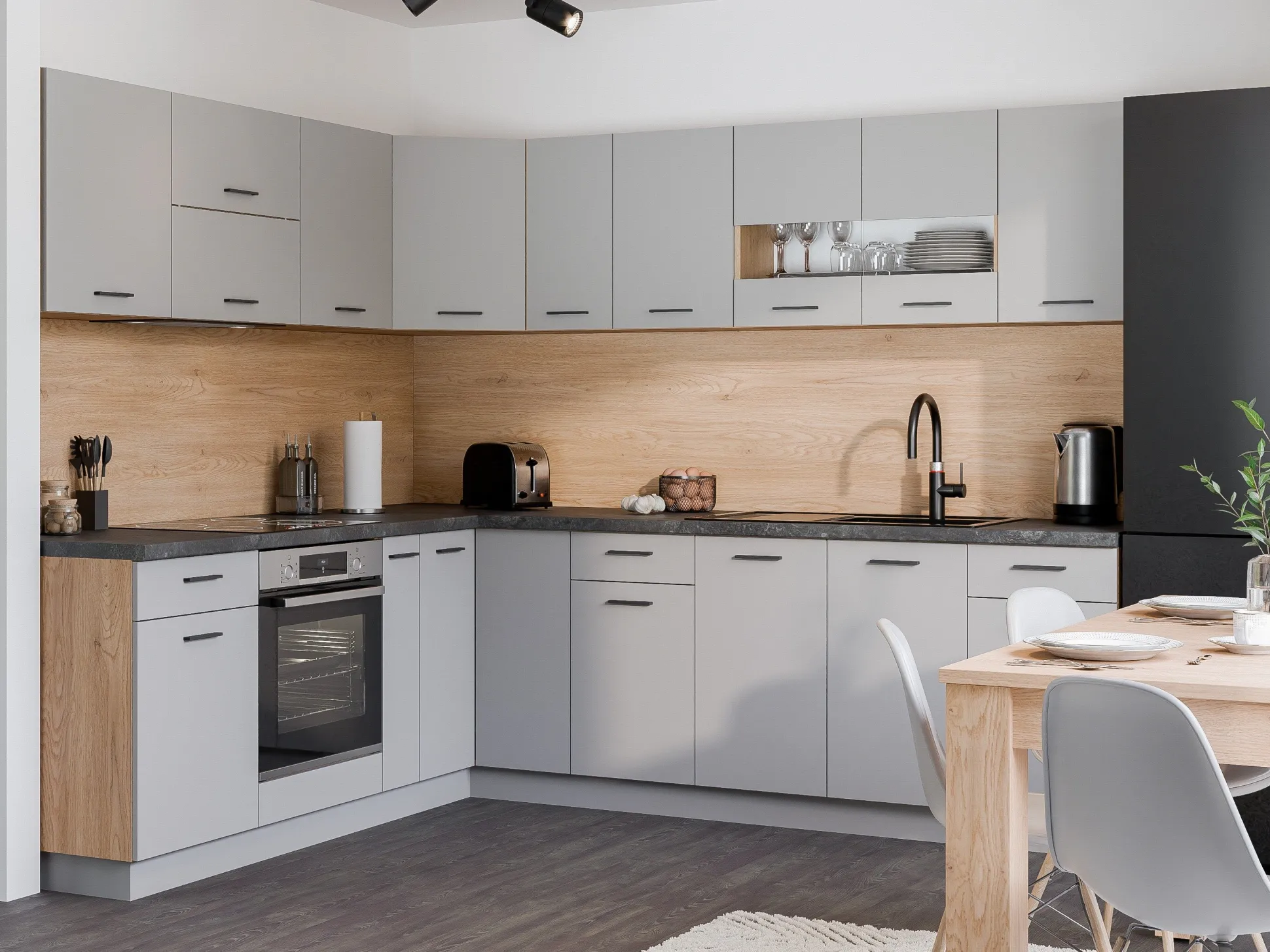 Modulvægskab Ati Grey 116