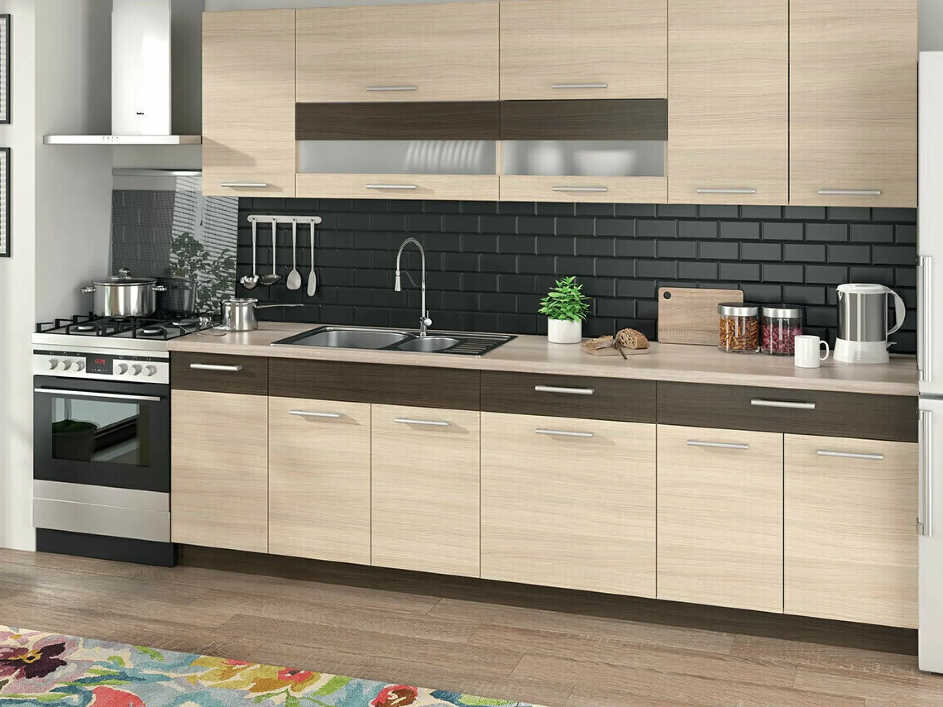 Modulvægskab Mode Light 104