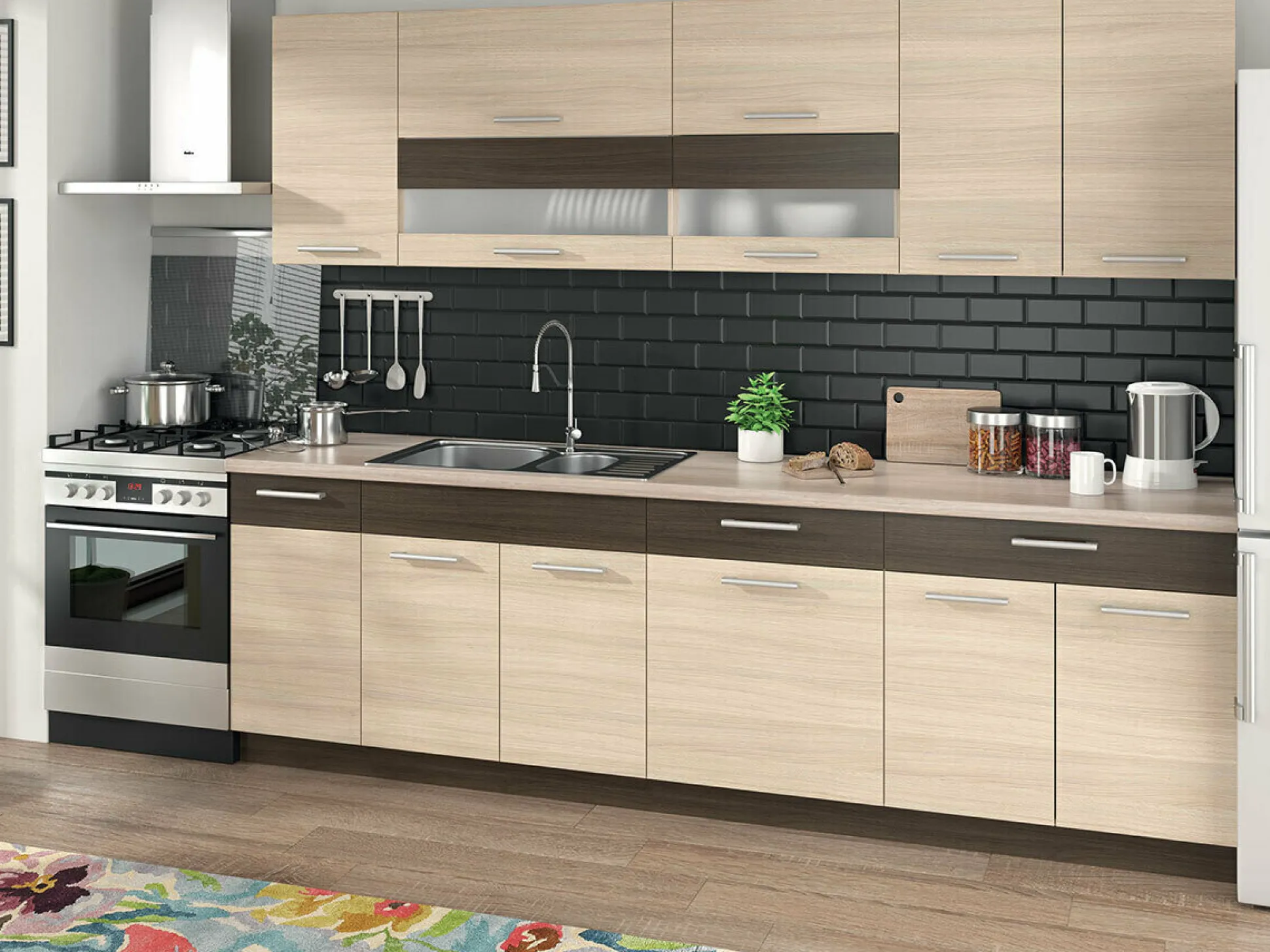 Modulvægskab Mode Light 102