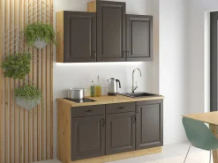 Modulvægskab Retro Grey 124