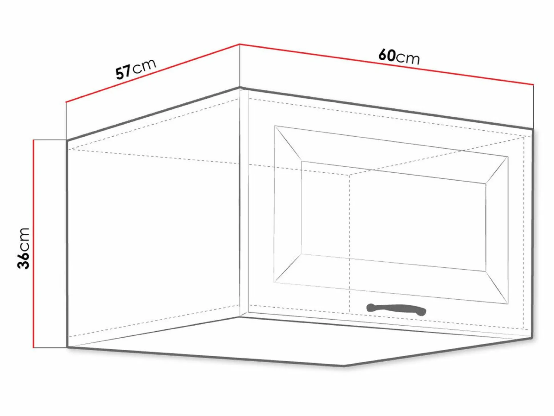 Modulvægskab Retro Grey 138
