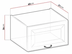 Modulvægskab Retro Grey 137