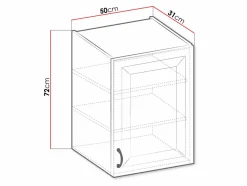 Modulvægskab Retro Grey 132