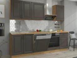 Modulvægskab Retro Grey 127