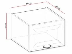Modulvægskab Retro White 134