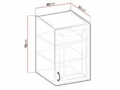 Modulvægskab Retro White 130
