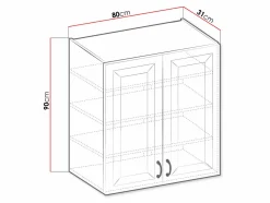 Modulvægskab Retro White 140