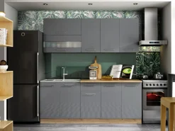 Modulvægskab Tiffa Grey 111