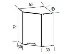 Modulvægskab Tiffa White 133