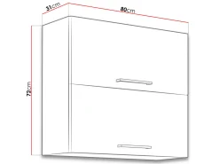 Modulvægskab Wood Grey 109