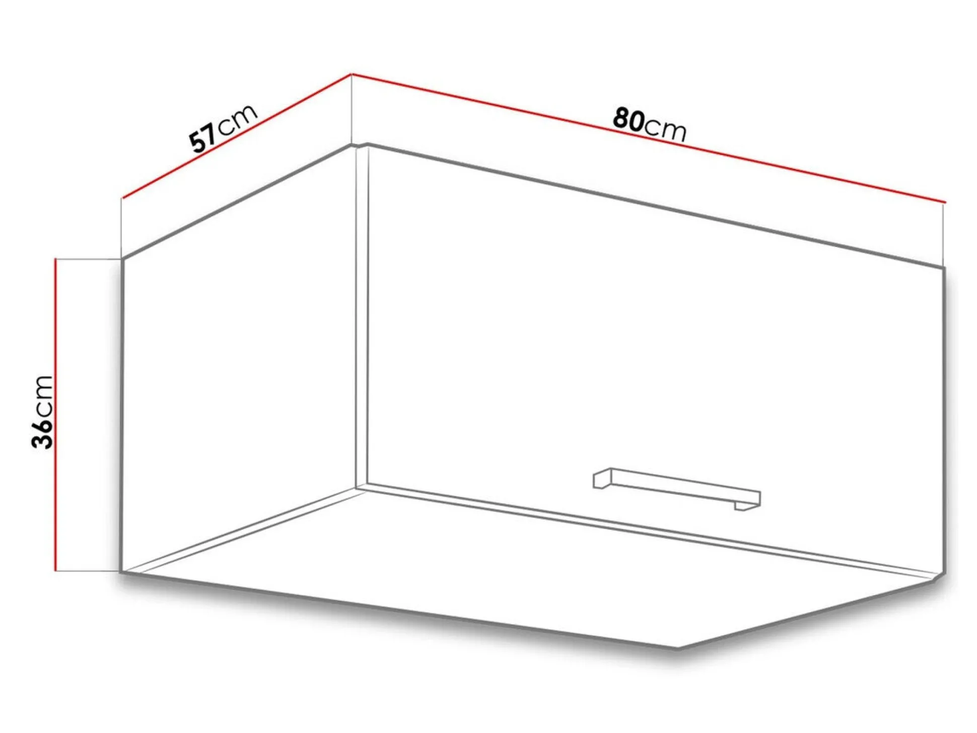 Modulvægskab Wood Grey 133