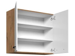 Modulvægskab Wood White 121