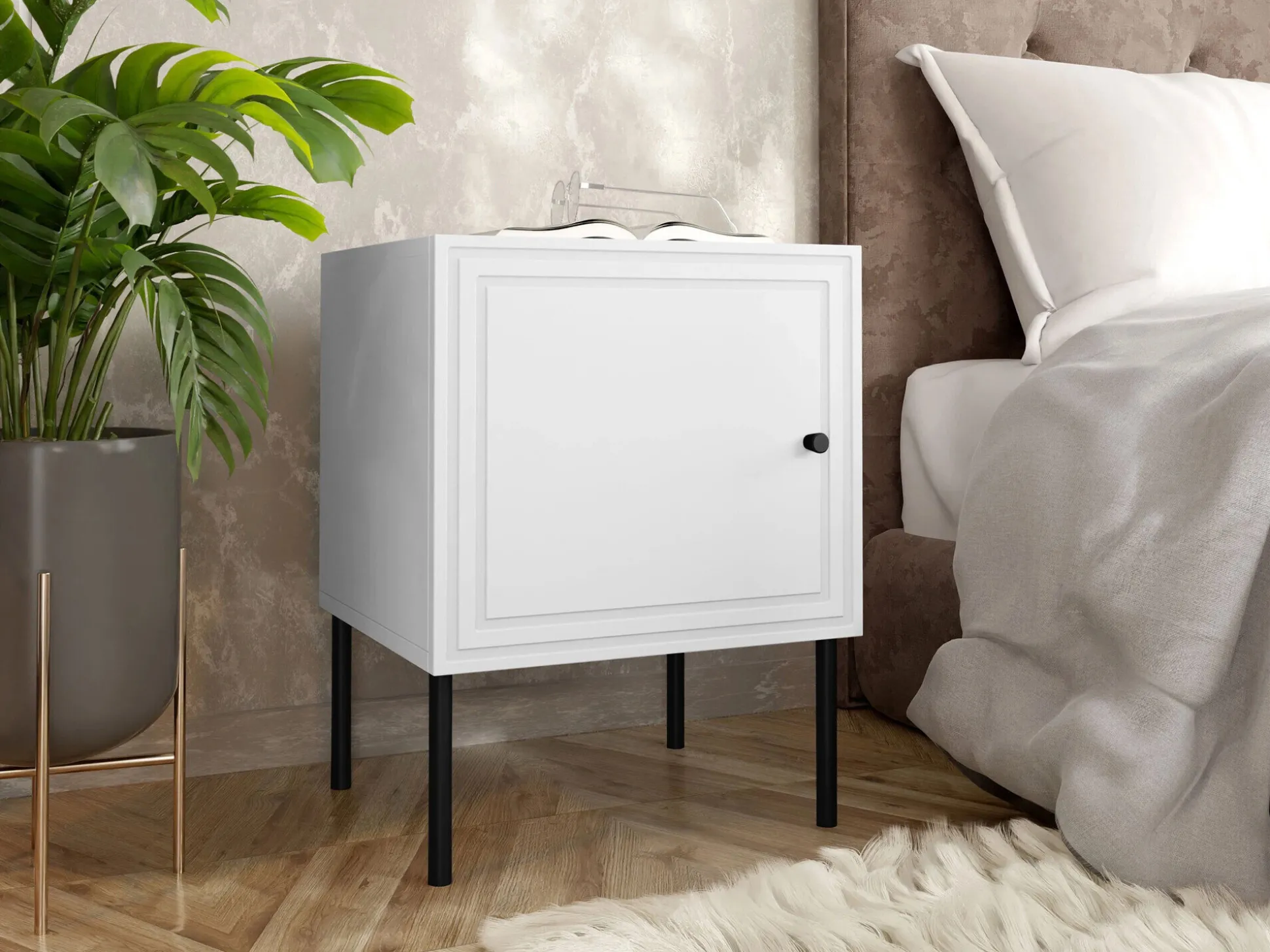 Natbordssæt Celra (Hvid)