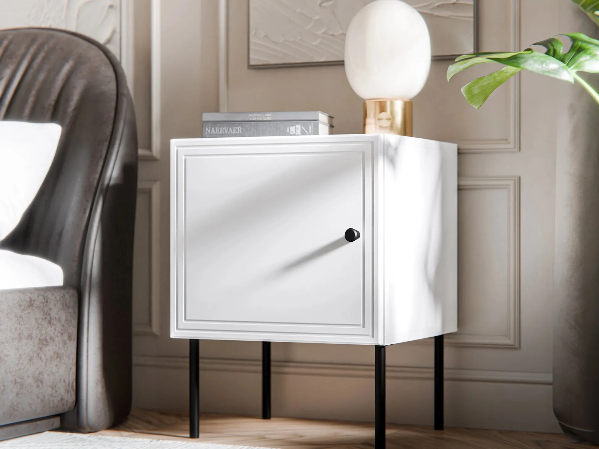 Natbordssæt Celra (Hvid)