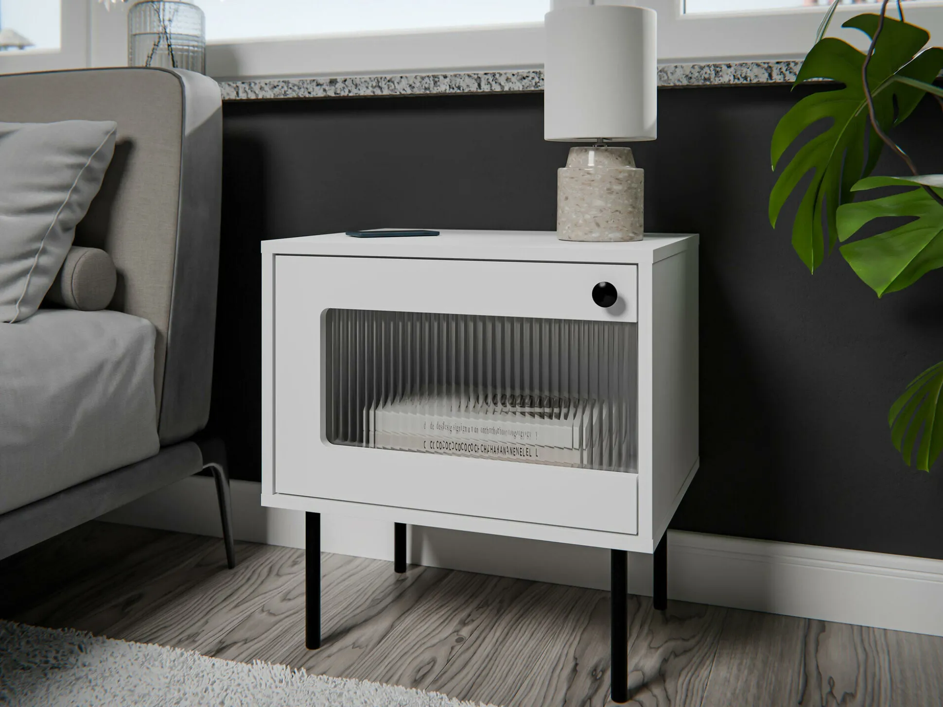 Natbordssæt Feletri 107 (Hvid)