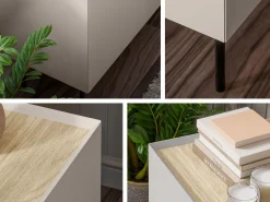 Natbordssæt Melbela 108 (Kashmir + Egetræ)