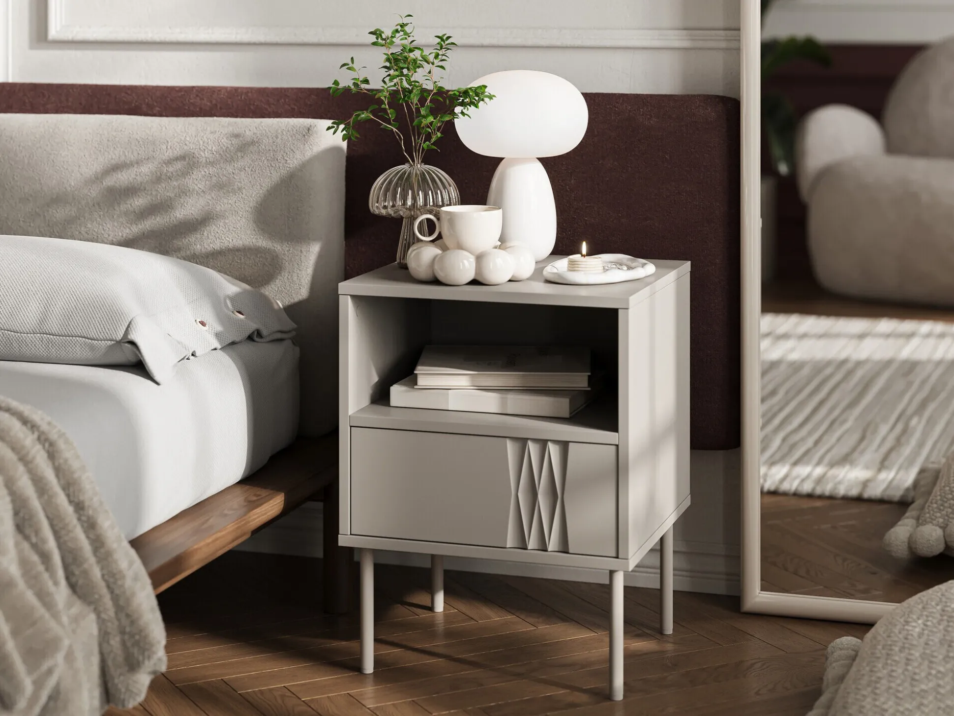 Natbordssæt Tolete 106 (Beige)