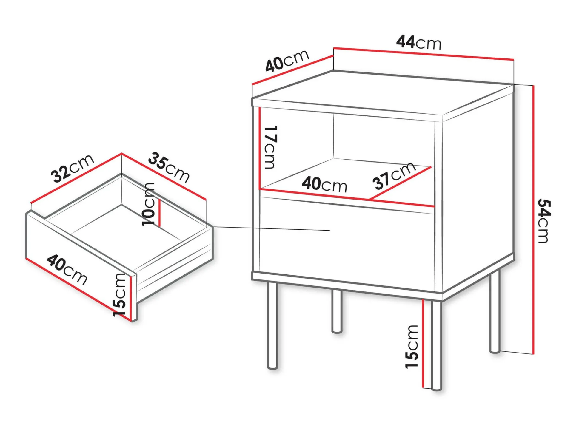Natbordssæt Tolete 106 (Beige)